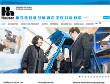 Tablet Screenshot of hauser24.com